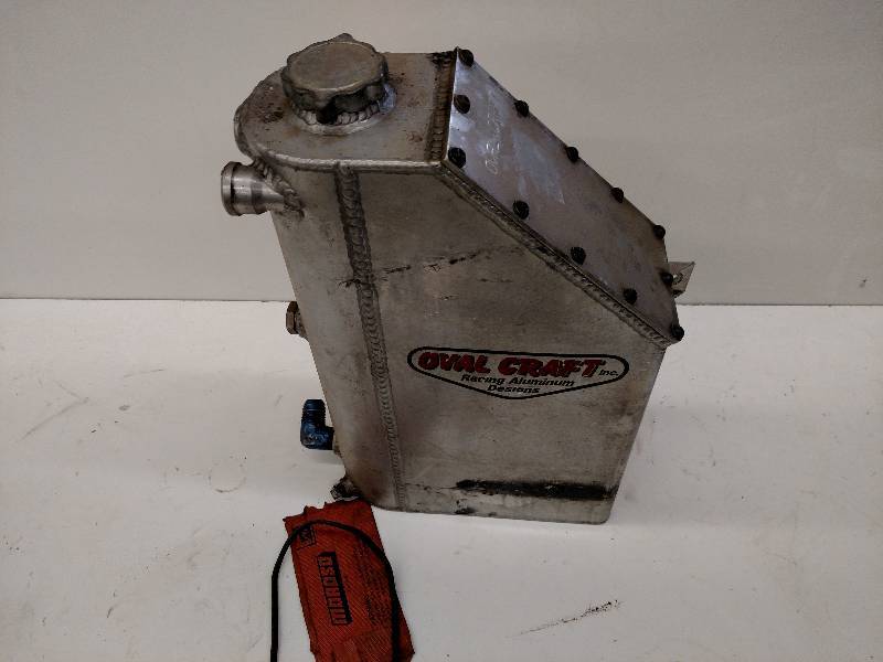 lot 79 image: Oval Craft Aluminum Dry Sump Oil Ta...