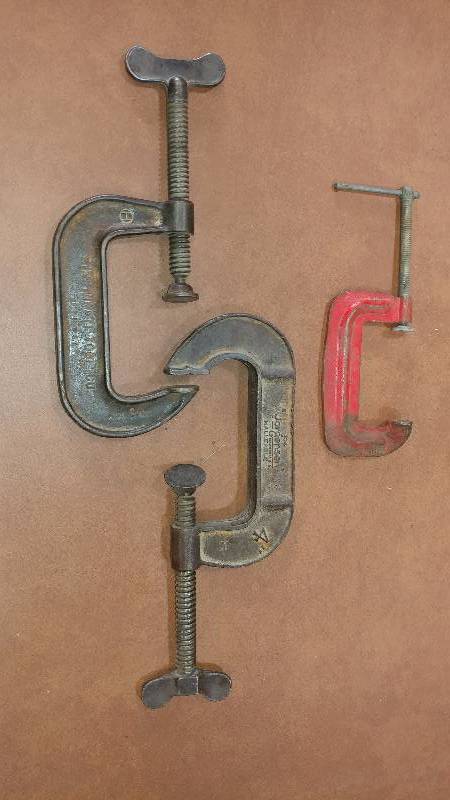 lot 21 image: Three C-Clamps