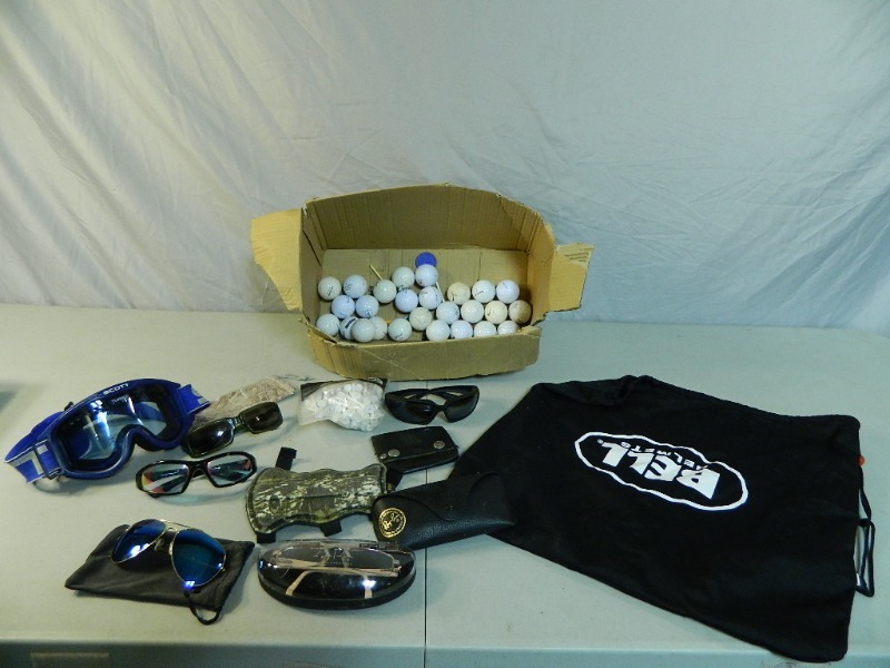 Glasses, Golf Balls, and More