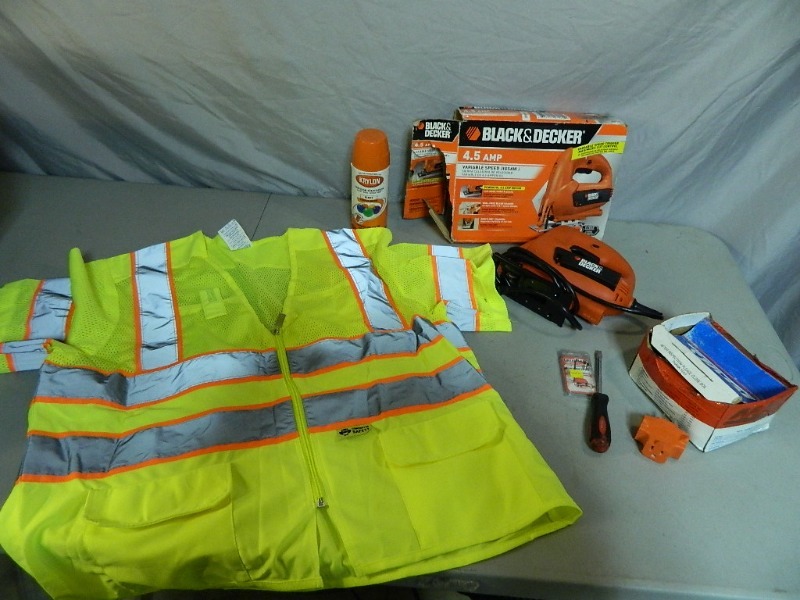 Jigsaw, Hi Vis Shirt, Tools, Etc