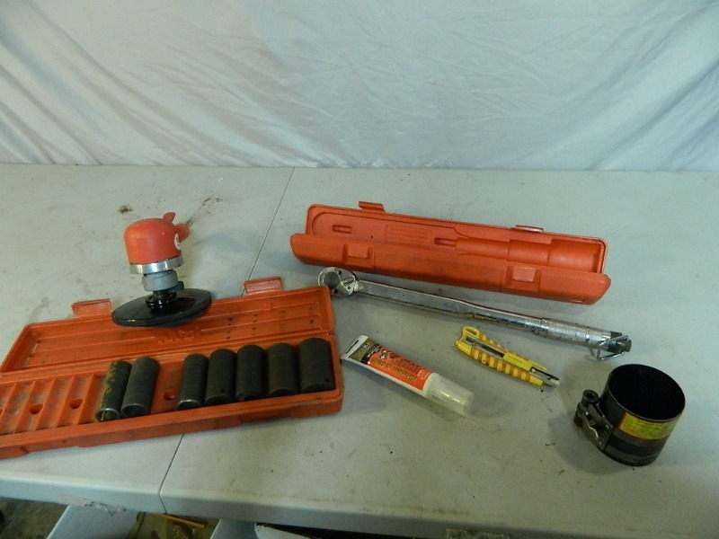 Torque Wrench, Air Sander, Etc