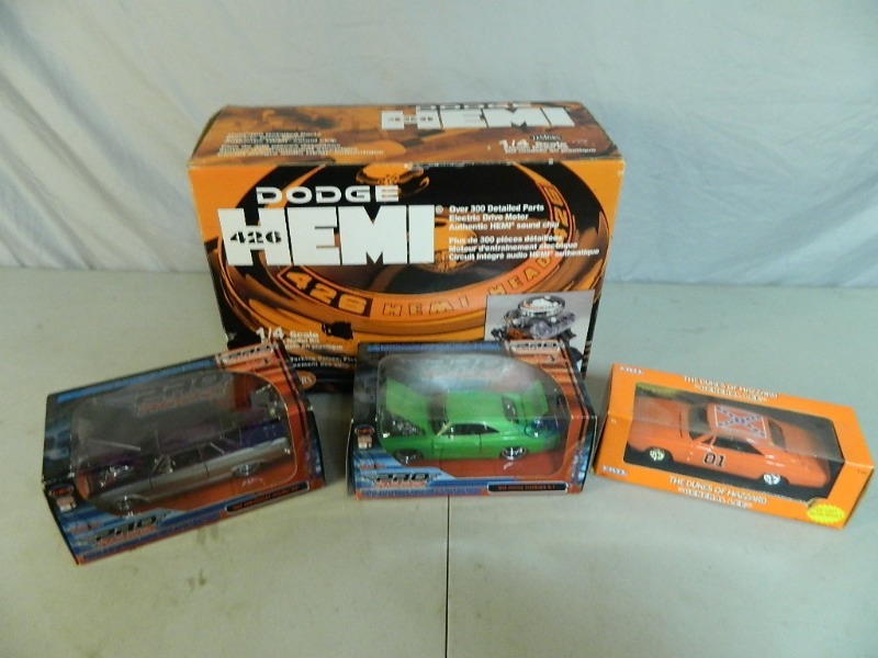 Dodge Hemi Model Engine and Diecast Cars