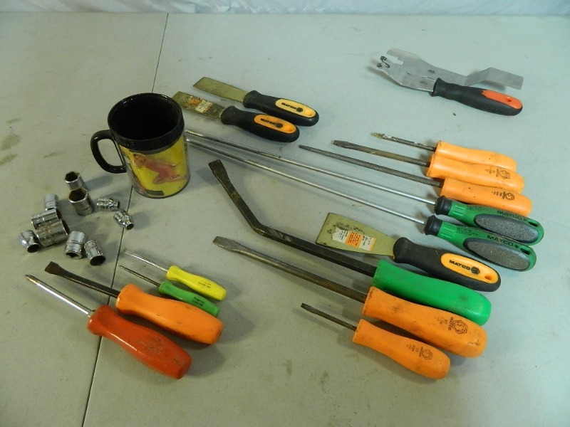 Matco, Mac, and Snap On Tools