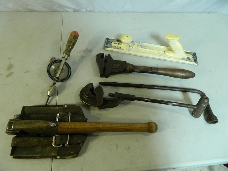 Vintage Tools, Army Shovel, Etc