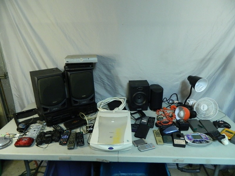 Speakers, Assorted Electronics