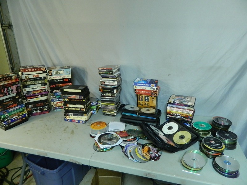 Cds, Dvds, Computer Games, VHS, and More