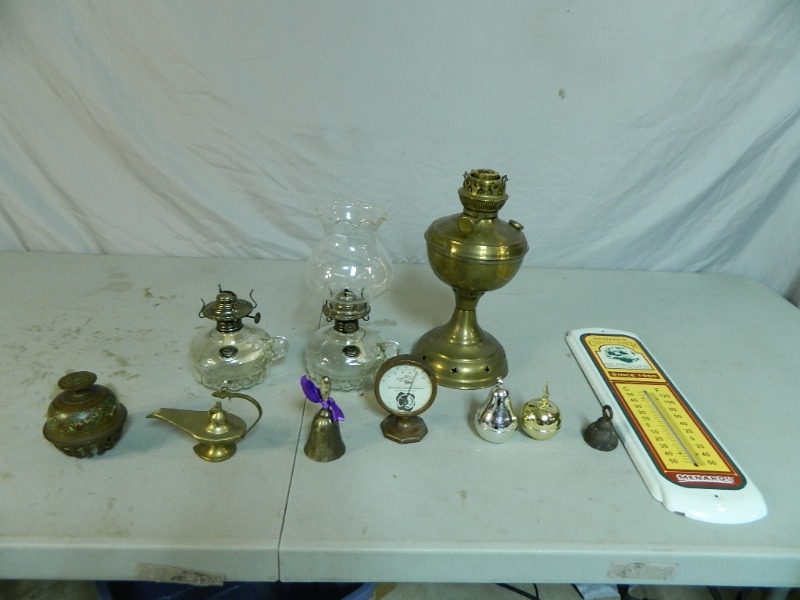 Oil Lamps, Collectibles, and More