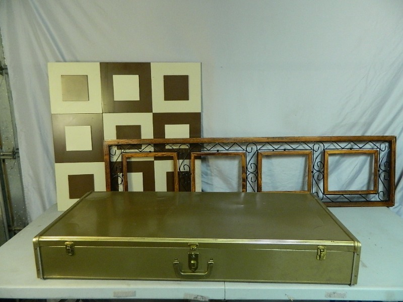 Metal Case  Trunk and Wall Decor