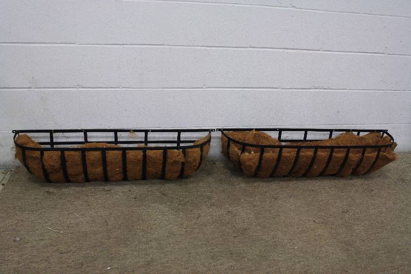 lot 44 image: 3ft Long FlowerPlant Wall Baskets