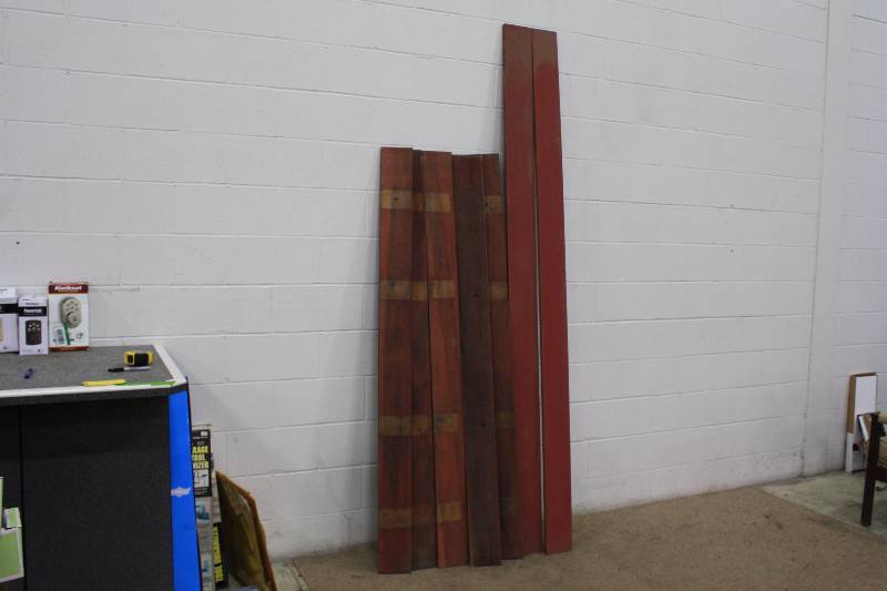 lot 50 image: Planks of Real Redwood