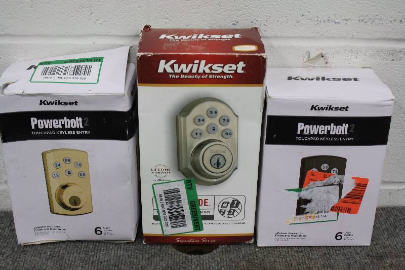 lot 53 image: Kwikset Electronic Touchpad Keyless Entry