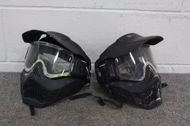 lot 64A image: 2 Paintball Masks