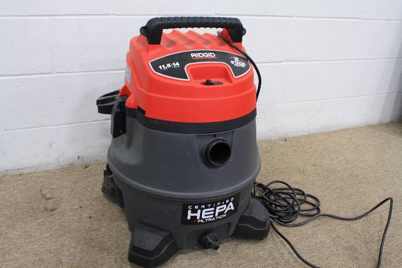 lot 33A image: Rigid Hepa 14 Gallon Shop Vac