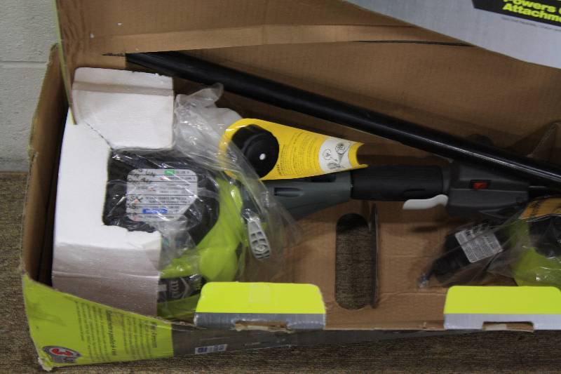 lot 58B image: Ryobi 4 Cycle Gas Powered Weed Trimmer
