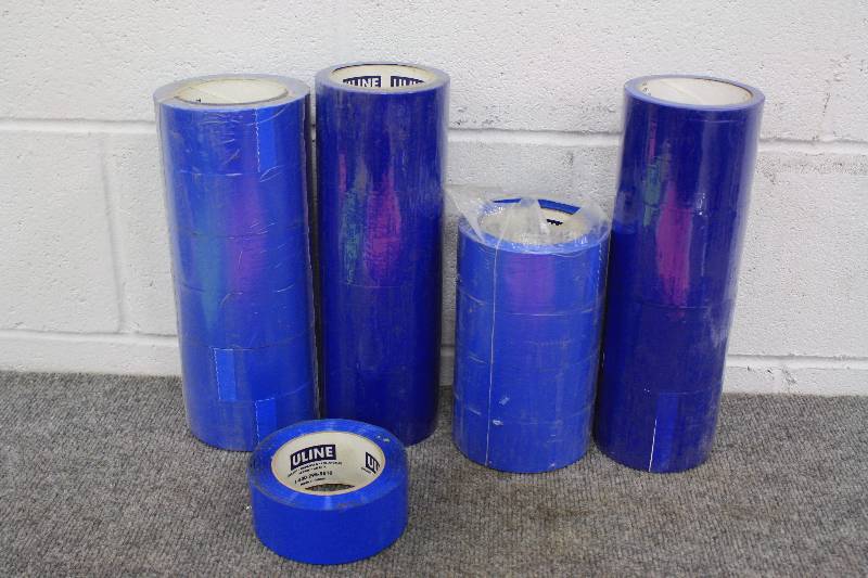 lot 166 image: Blue Uline Packaging Tape - New