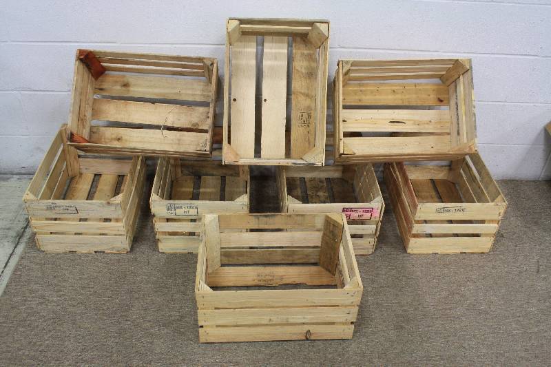 lot 49C image: Wood Crates