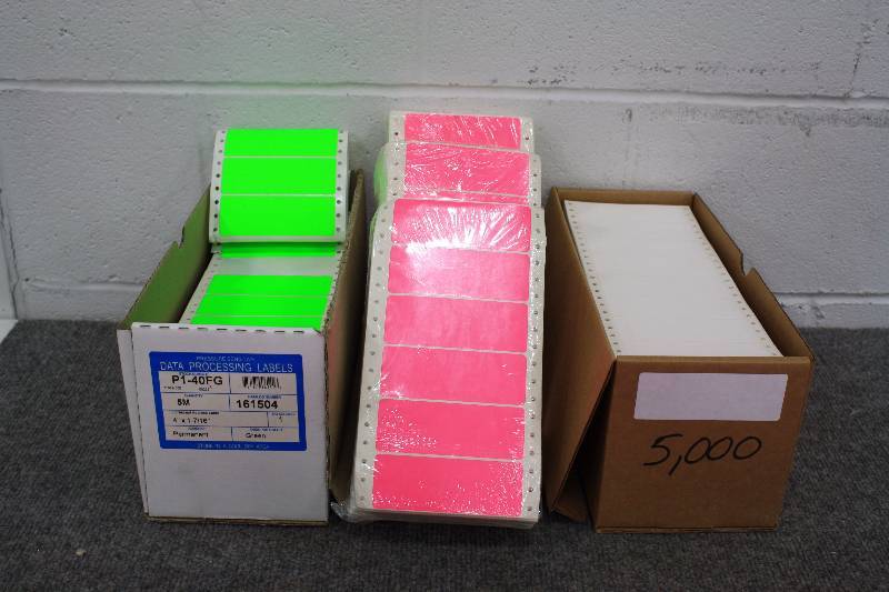 lot 180 image: Colored Labels