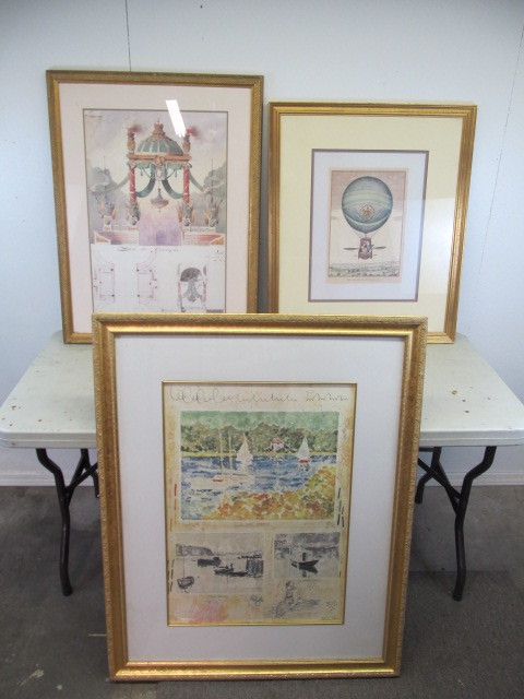 lot 38 image: Nice Group of Framed Art Prints