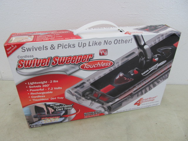 lot 47 image: NIB Swivel Sweeper
