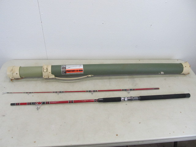 lot 49 image: UNUSED Fishing Road w Plano Hard Case