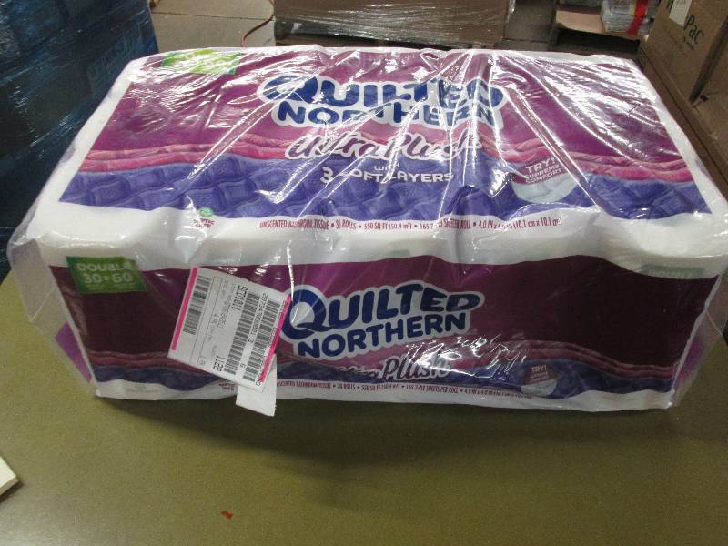 lot 3 image: 30 Double Rolls Quilted Northern Ul...