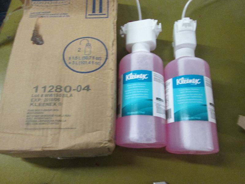 lot 18 image: Lot of 2 Kleenex Foam Skin Cleanser...