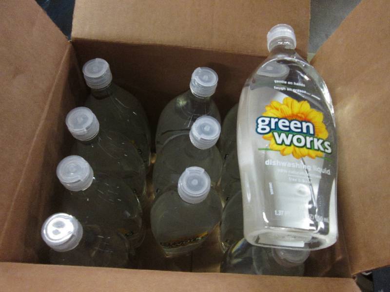 lot 25 image: 1 case of 12 bottles Green Works Na...