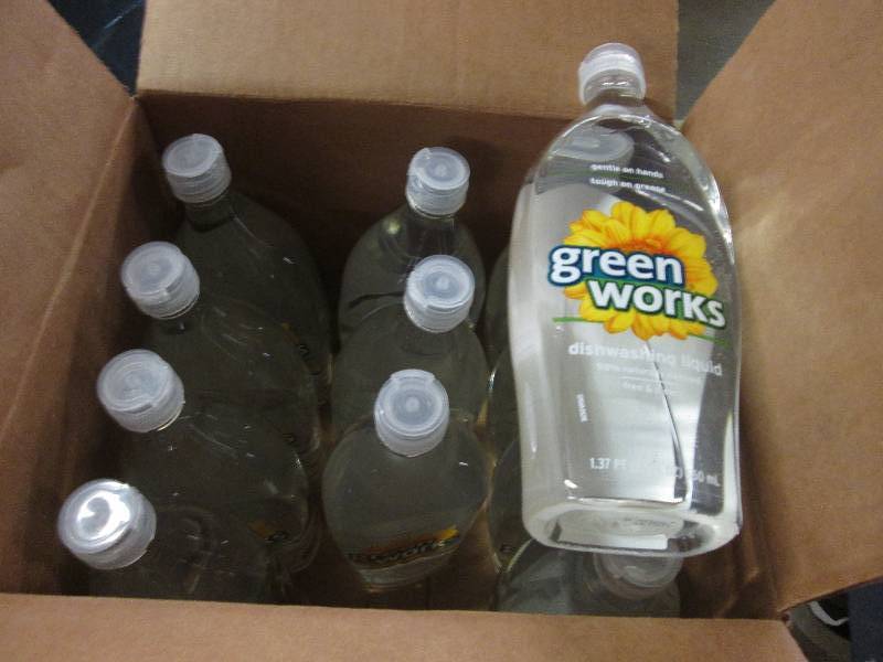 lot 27 image: 1 case of 12 bottles Green Works Na...