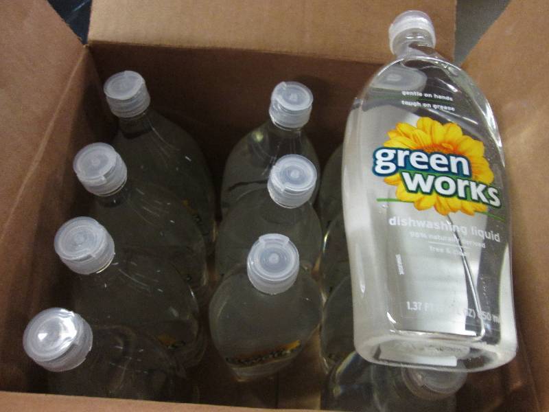 lot 28 image: 1 case of 12 bottles Green Works Na...