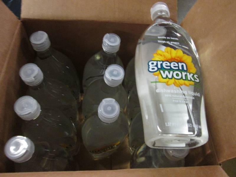 lot 32 image: 1 case of 12 bottles Green Works Na...
