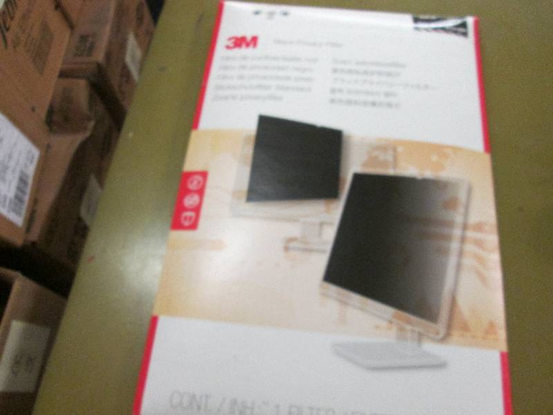 lot 71 image: 3M Black Privacy Filter...