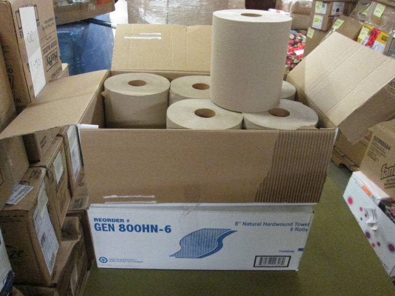 lot 86 image: 2 Cases of 6 rolls each 8 inch Natu...