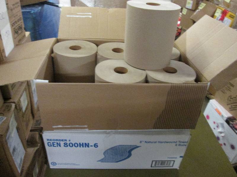 lot 88 image: 2 Cases of 6 rolls each 8 inch Natu...