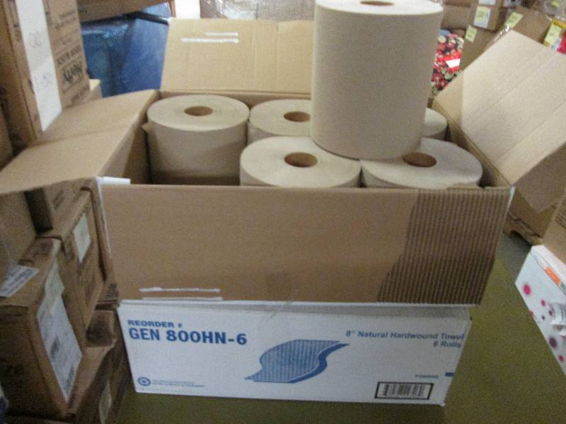 lot 89 image: 2 Cases of 6 rolls each 8 inch Natu...