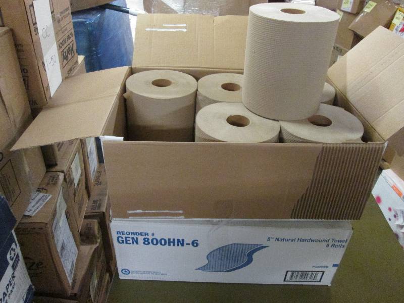 lot 99 image: 2 Cases of 6 rolls each 8 inch Natu...