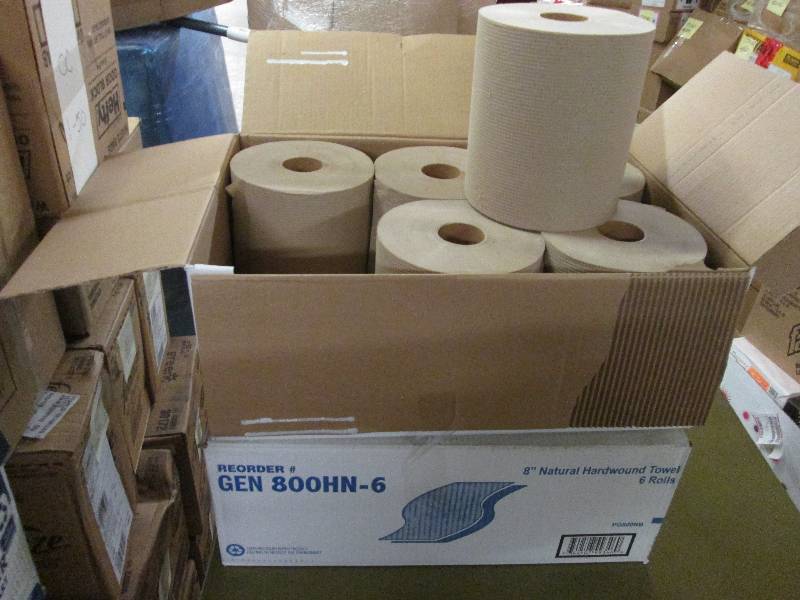 lot 103 image: 2 Cases of 6 rolls each 8 inch Natu...
