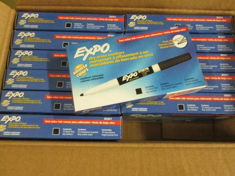 lot 138 image: Case of 12 Boxes of 12 Fine Tip Exp...