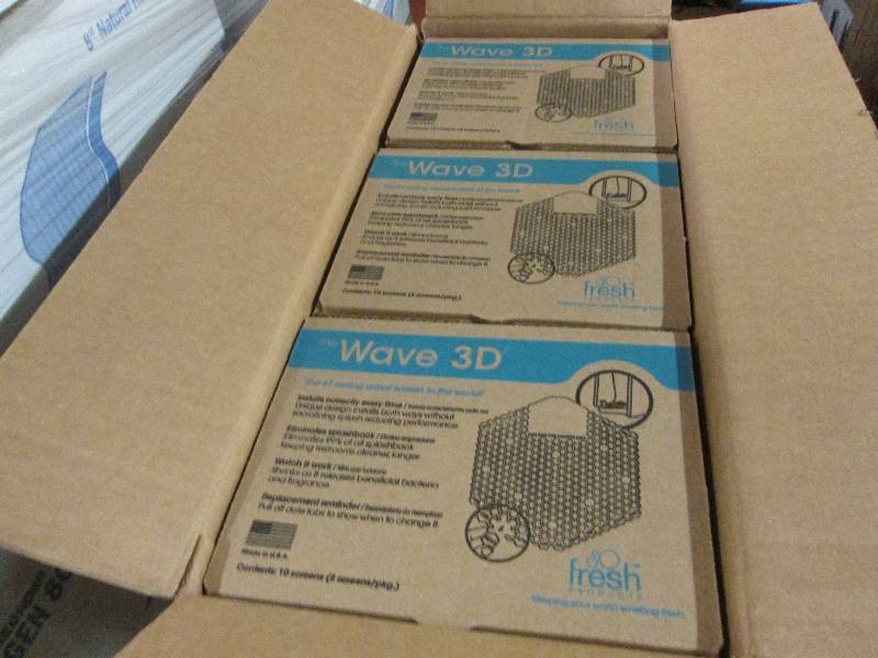 lot 144 image: Case of 3 Wave 3D Urinal Screens...