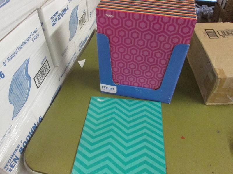 lot 150 image: Box of 48 Mead MultiColored Folders...