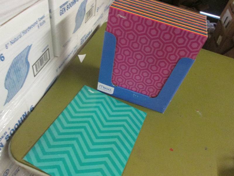 lot 151 image: Box of 48 Mead MultiColored Folders...