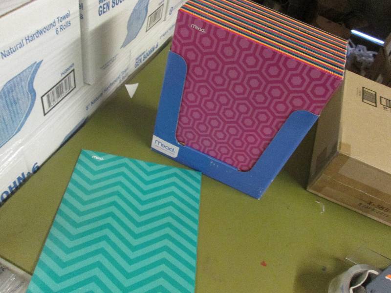 lot 153 image: Box of 48 Mead MultiColored Folders...