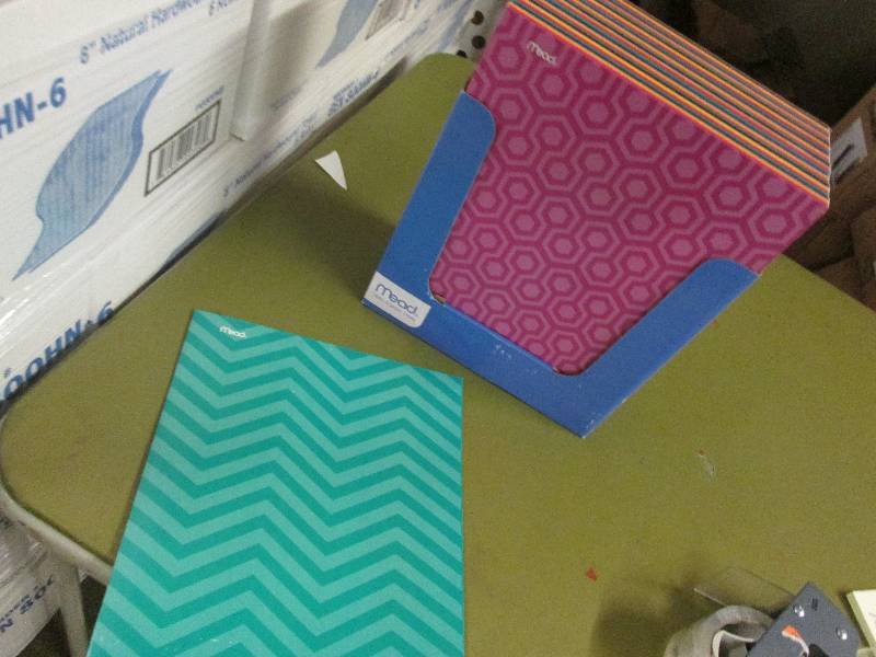 lot 154 image: Box of 48 Mead MultiColored Folders...