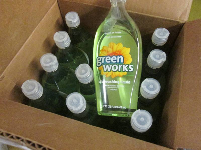 lot 156 image: 1 case of 12 bottles Green Works Na...