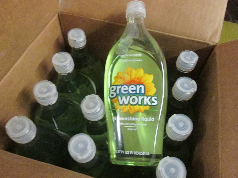 lot 158 image: 1 case of 12 bottles Green Works Na...