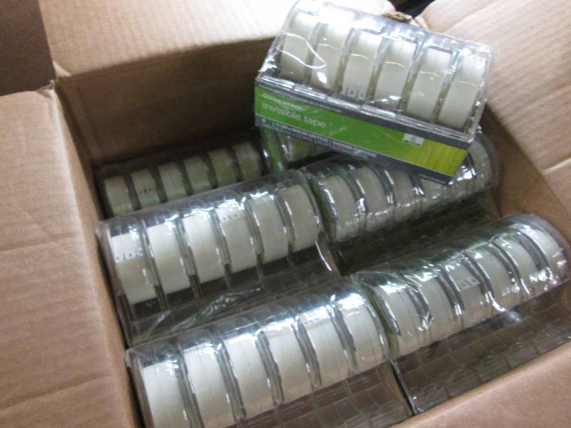 lot 211 image: Case of 24 6packs of Office Depot I...