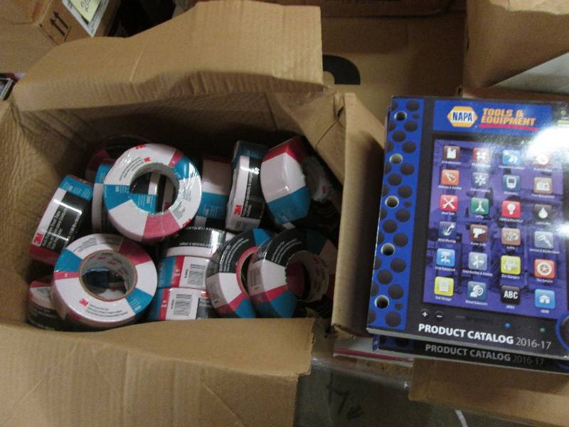 lot 212 image: 3 NAPA Products Catalogs, Box of 3M...