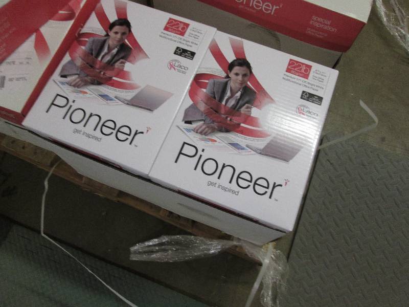 lot 242 image: Case of 10 Reams Pioneer 22 lb Mult...
