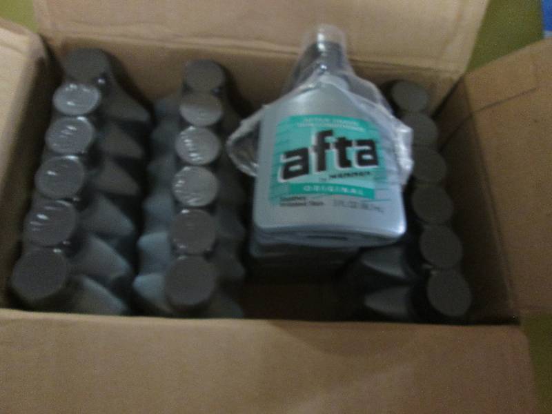 lot 275 image: Case of 24- 3 oz Afta After Shave &...