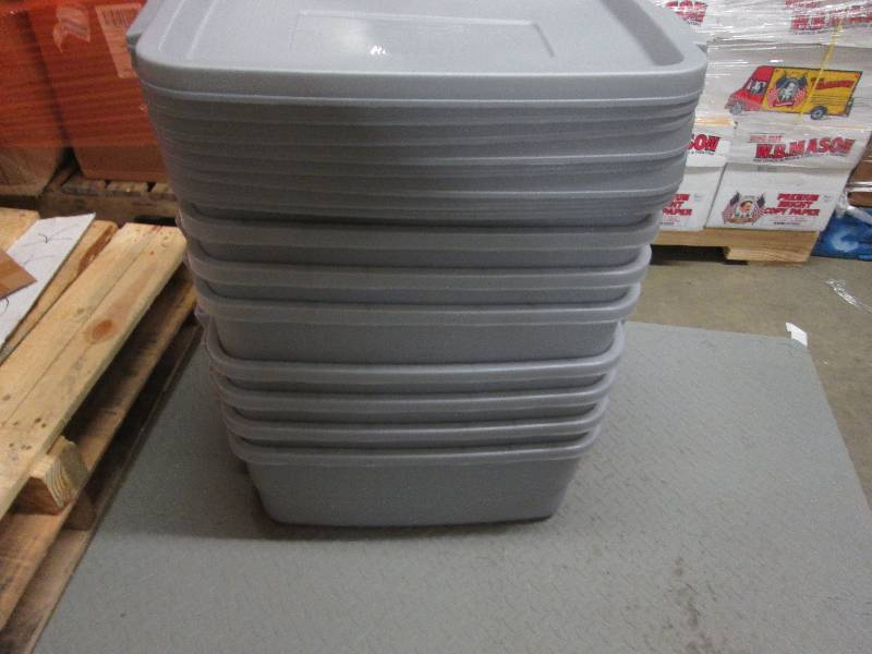 lot 289 image: Lot of 8 Rough Neck Storage Boxes b...
