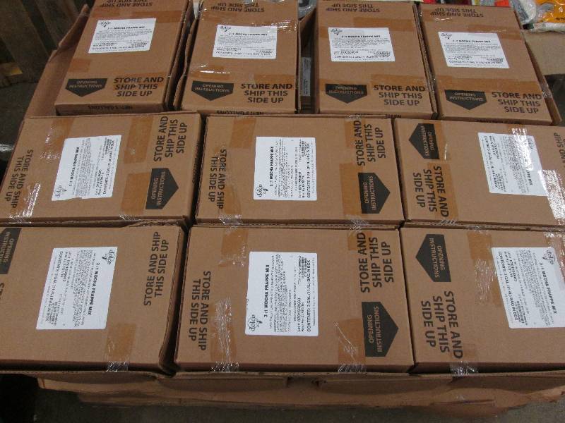 lot 301 image: 10 Cases mocha frappe mix, 31 mix ...